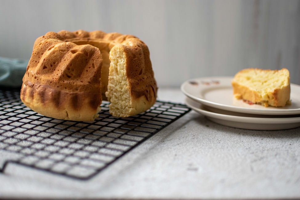 Italian cuisine: citroencake met ricotta