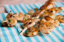 Garnalen van de barbecue