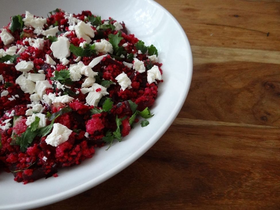 Rode Bietensalade Met Couscous En Feta My Food Blog
