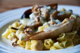 Pasta met balsamico peren