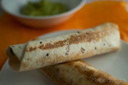 Taquitos met zoete aardappel en limoen