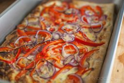 Flammkuchen plaattaart