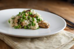 Romige risotto met kip