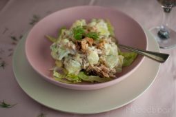 Aardappelsalade met zalm
