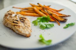 Marokkaanse kip van de grill