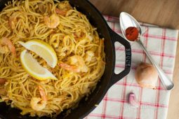 Spaanse fideua (‘paella’ met pasta)