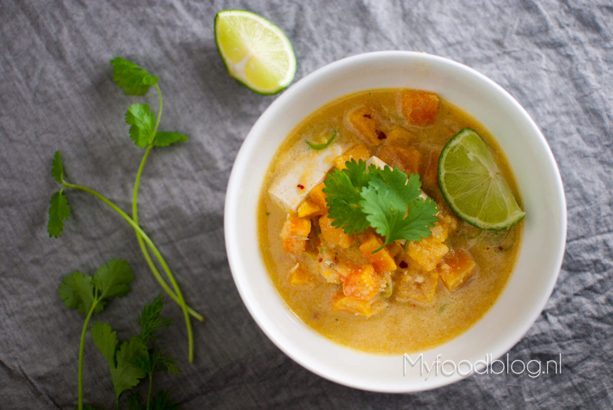 Pompoencurry Thaise stijl