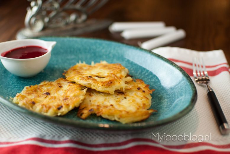 Latkes – aardappel pannenkoeken voor Chanoeka
