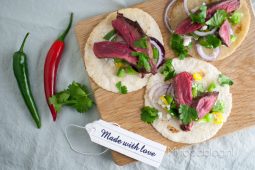 Wraps met biefstuk en groentesalsa