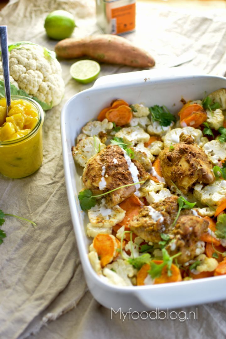 Kip tikka ovenschotel