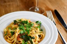 Spicy vegetarische pasta