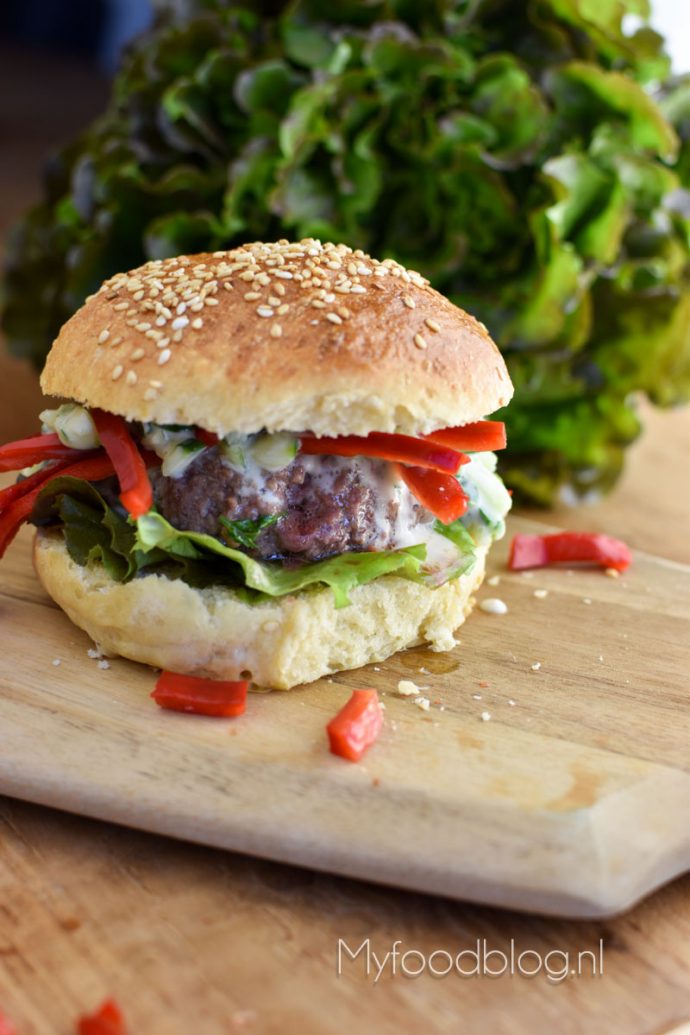 Griekse hamburger - Food Blog