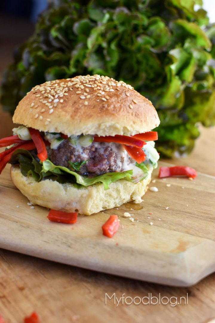 Griekse hamburger