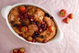 Zomerse broodpudding