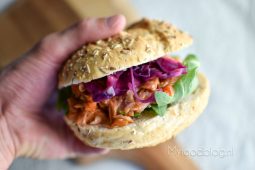 Broodje pulled salmon