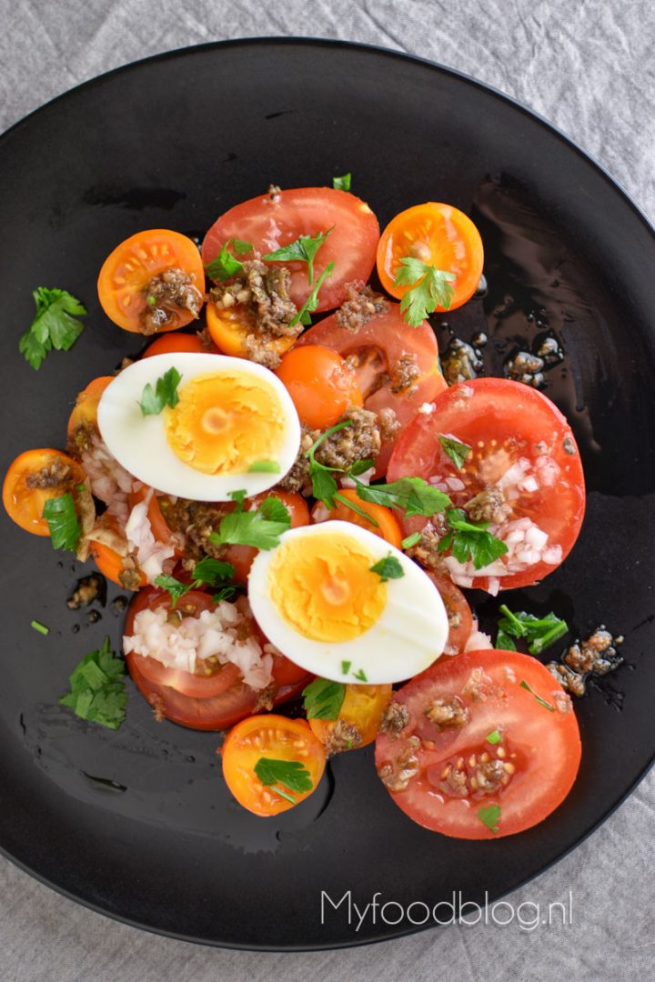 Tomatensalade met pit
