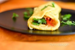 Gevulde Mexicaanse omelet