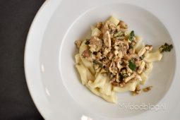 Salie-paddenstoelen-citroen penne