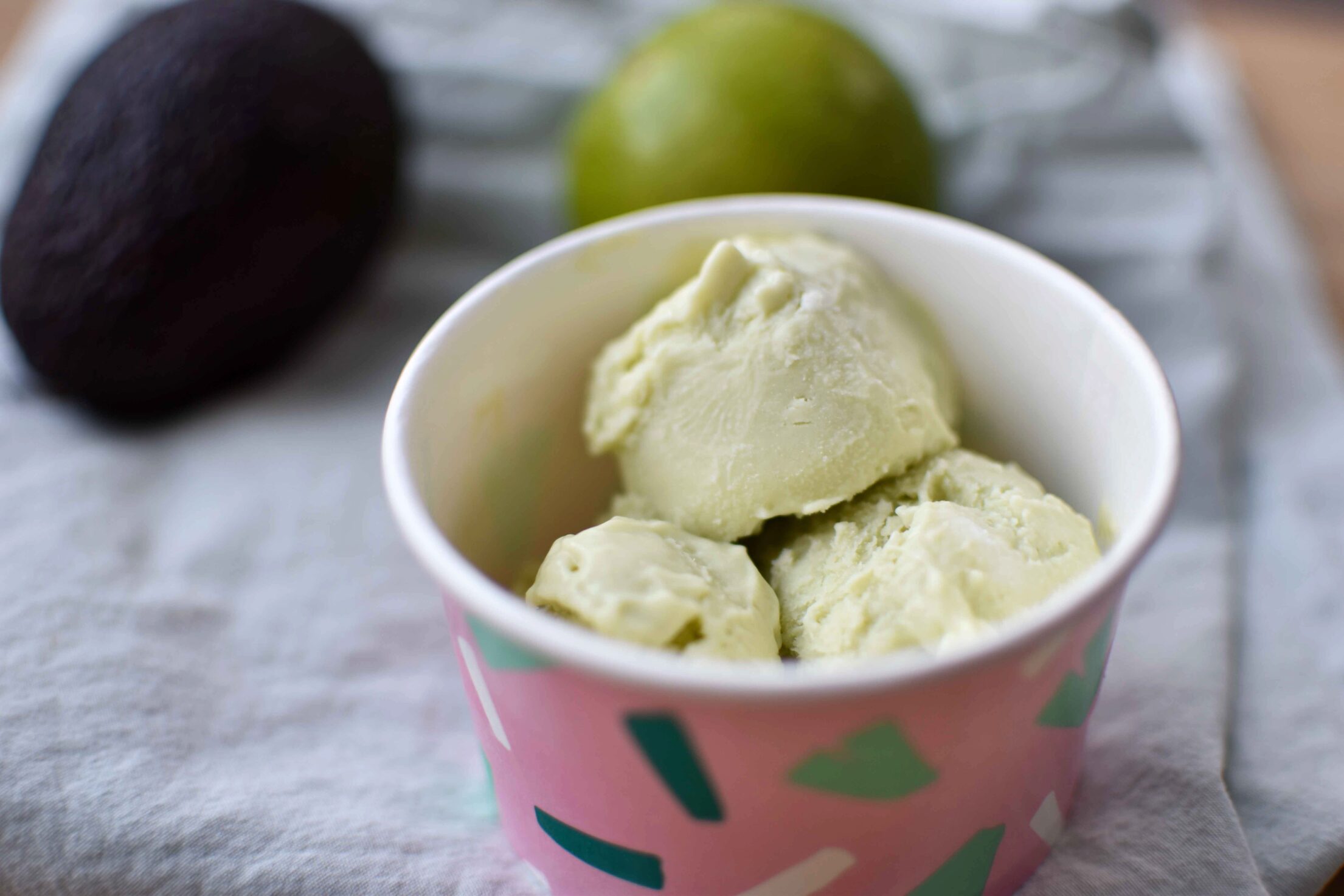 Avocado ijs