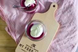 Bieten panna cotta (bieten dessert)