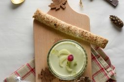 Hartige panna cotta met bleekselderij en venkel