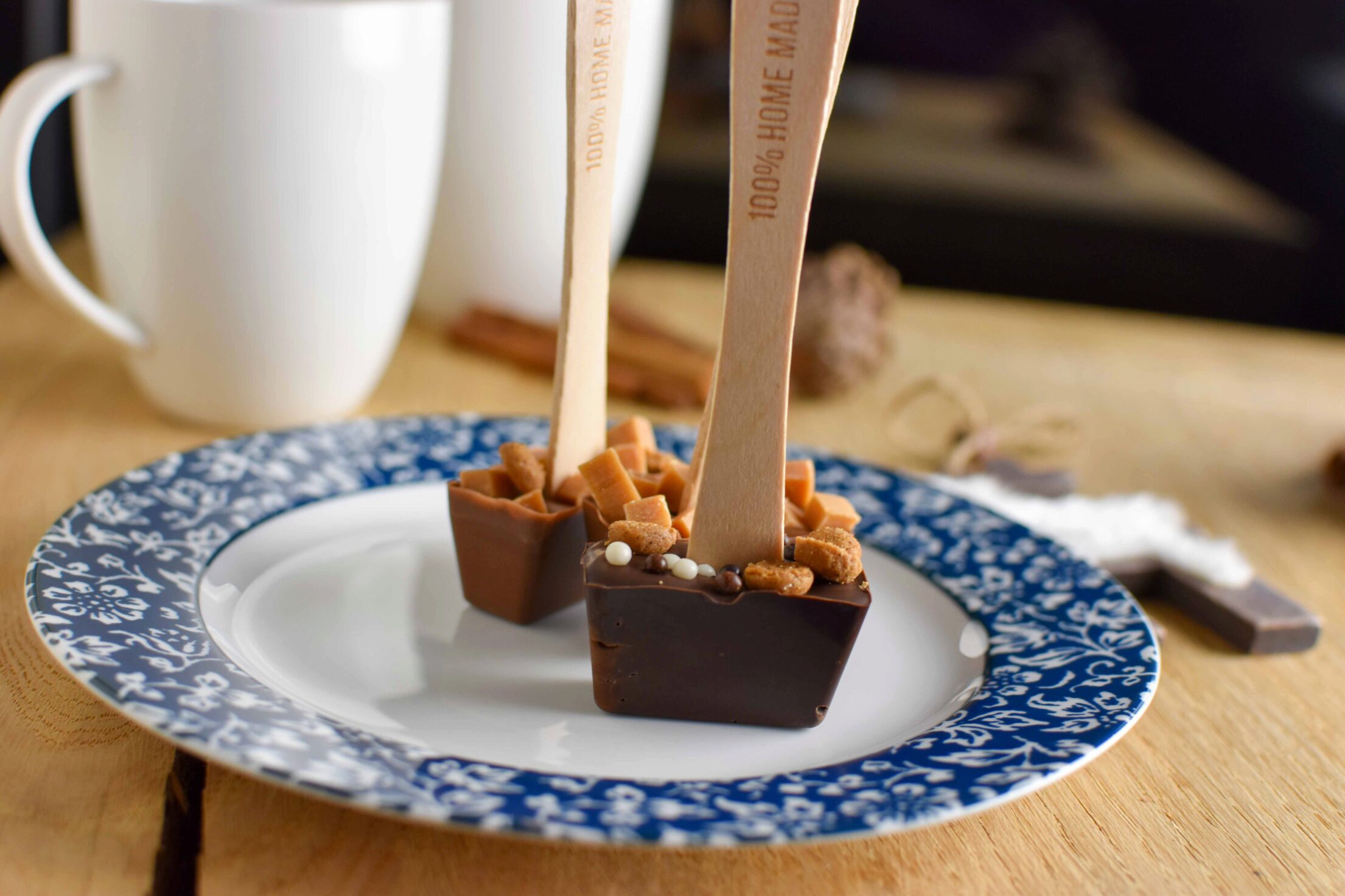 Hot choc spoons zelf maken (leuk als cadeau of om zelf te drinken!)