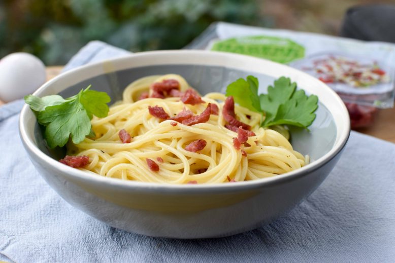 recept pasta carbonara zonder varkensvlees