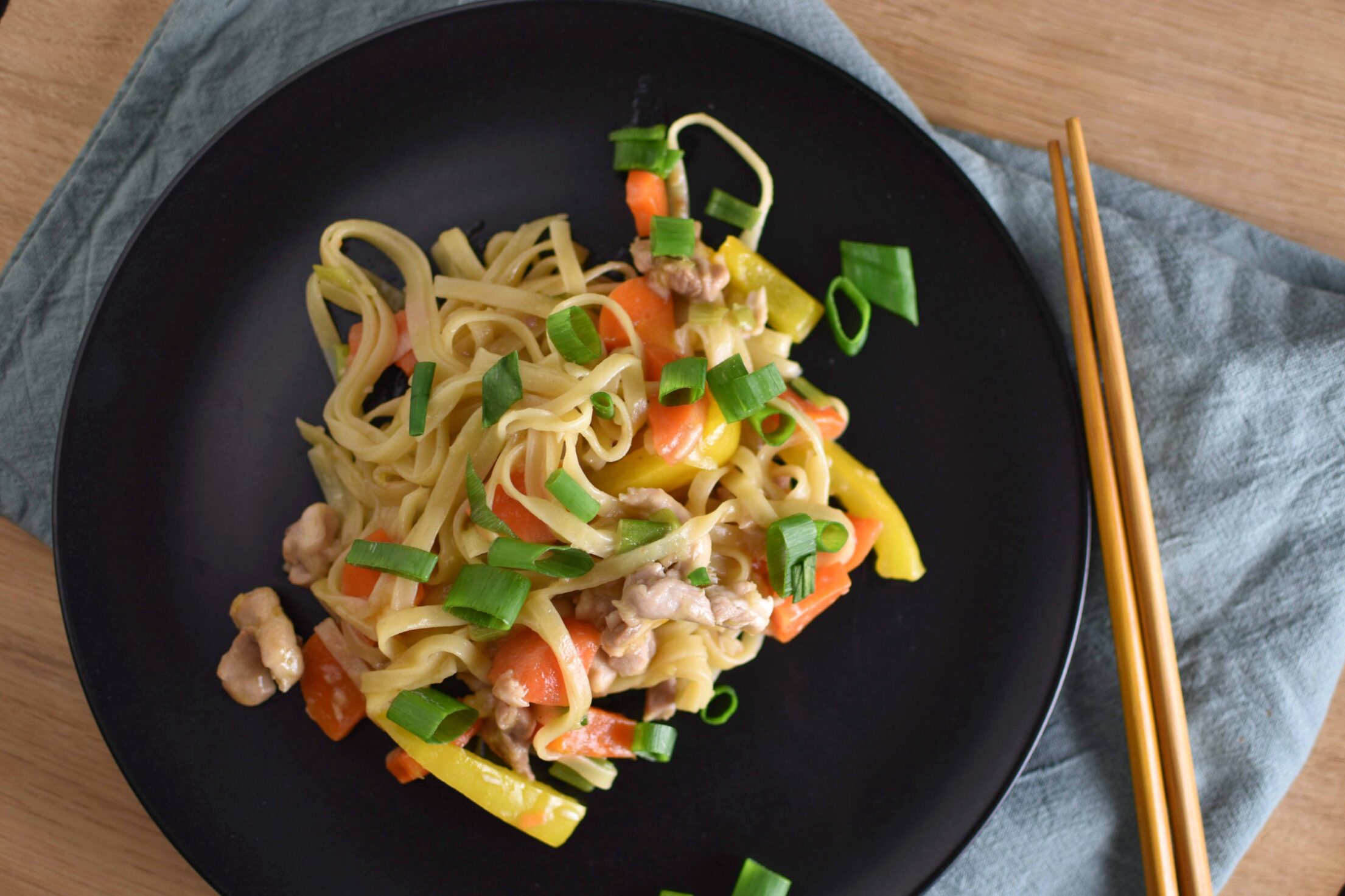 Singaporese hokkien noodles