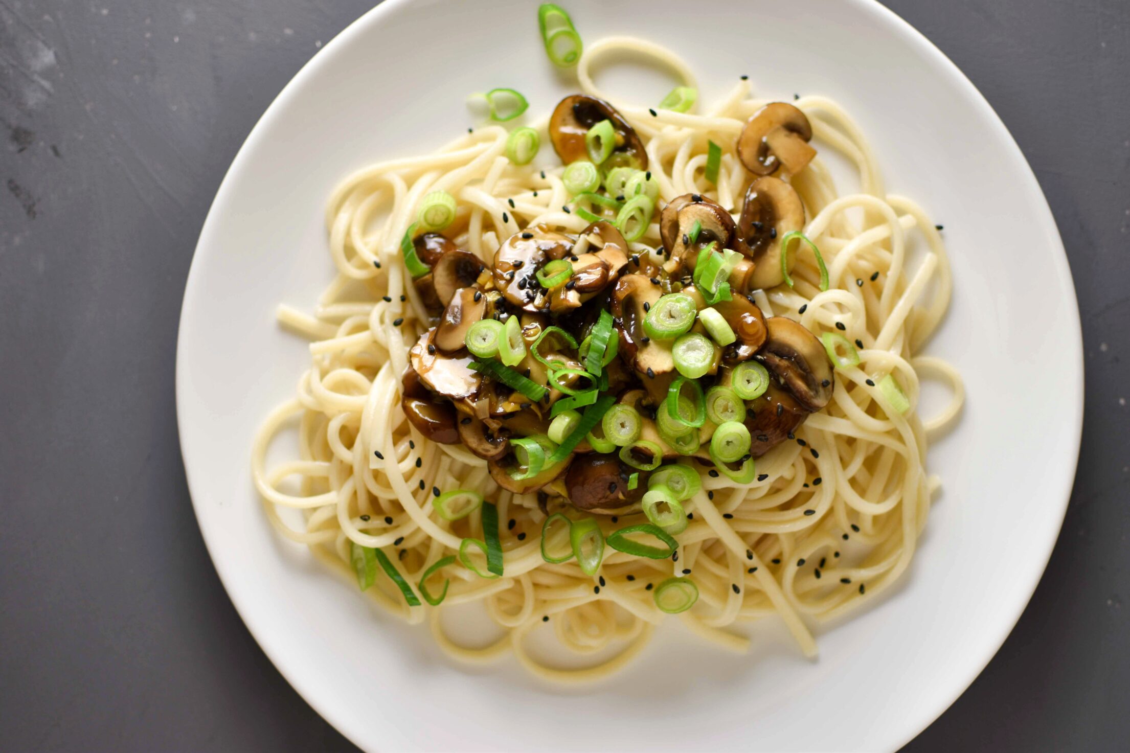Udon noodles met teriyaki champignons My Food Blog