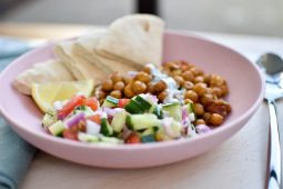 Midden-Oosterse kikkererwten bowl