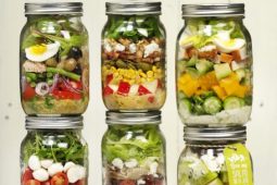 8 x salade in een pot