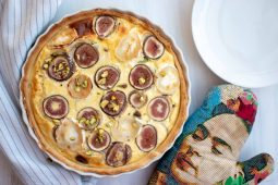 Vijgen geitenkaas quiche