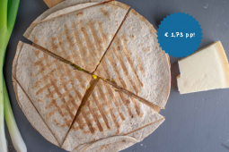 Simpele quesedillas met maïs