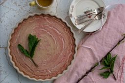 Rabarber cheesecake met ricotta