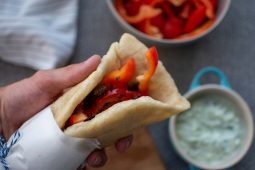 Vegetarische gyros (met pulled oats)