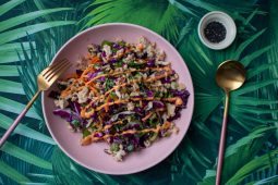 Spring roll salade met rode kool