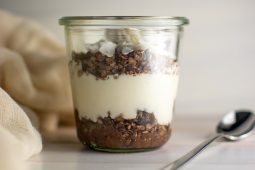 Chocolade chia pudding (chiazaad pudding)