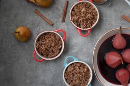 Havermout stoofperen crumble (Sinterklaas dessert)