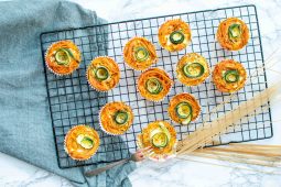 Spaghetti cupcakes met courgette
