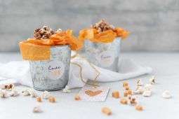 Popcorn met zeezout-karamel-chocolade