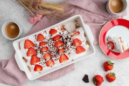 Aardbeien tiramisu (glutenvrij & lactosevrij)
