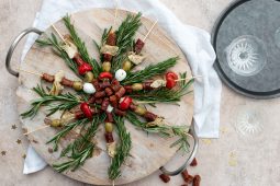 Vegetarische borrelplank (borrelplank voor kerst!)