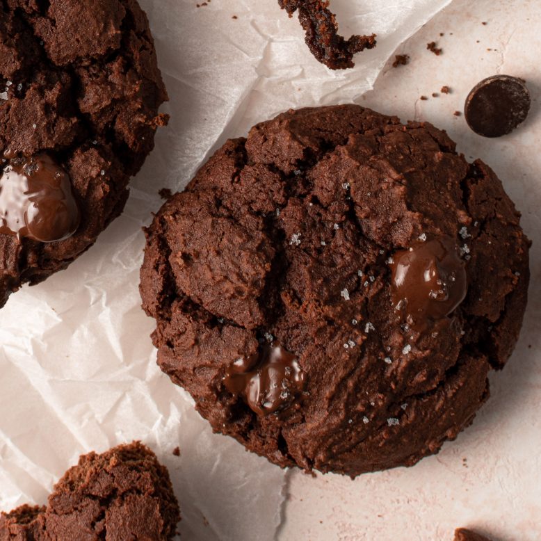 double chocolate cookie chocoladekoeken