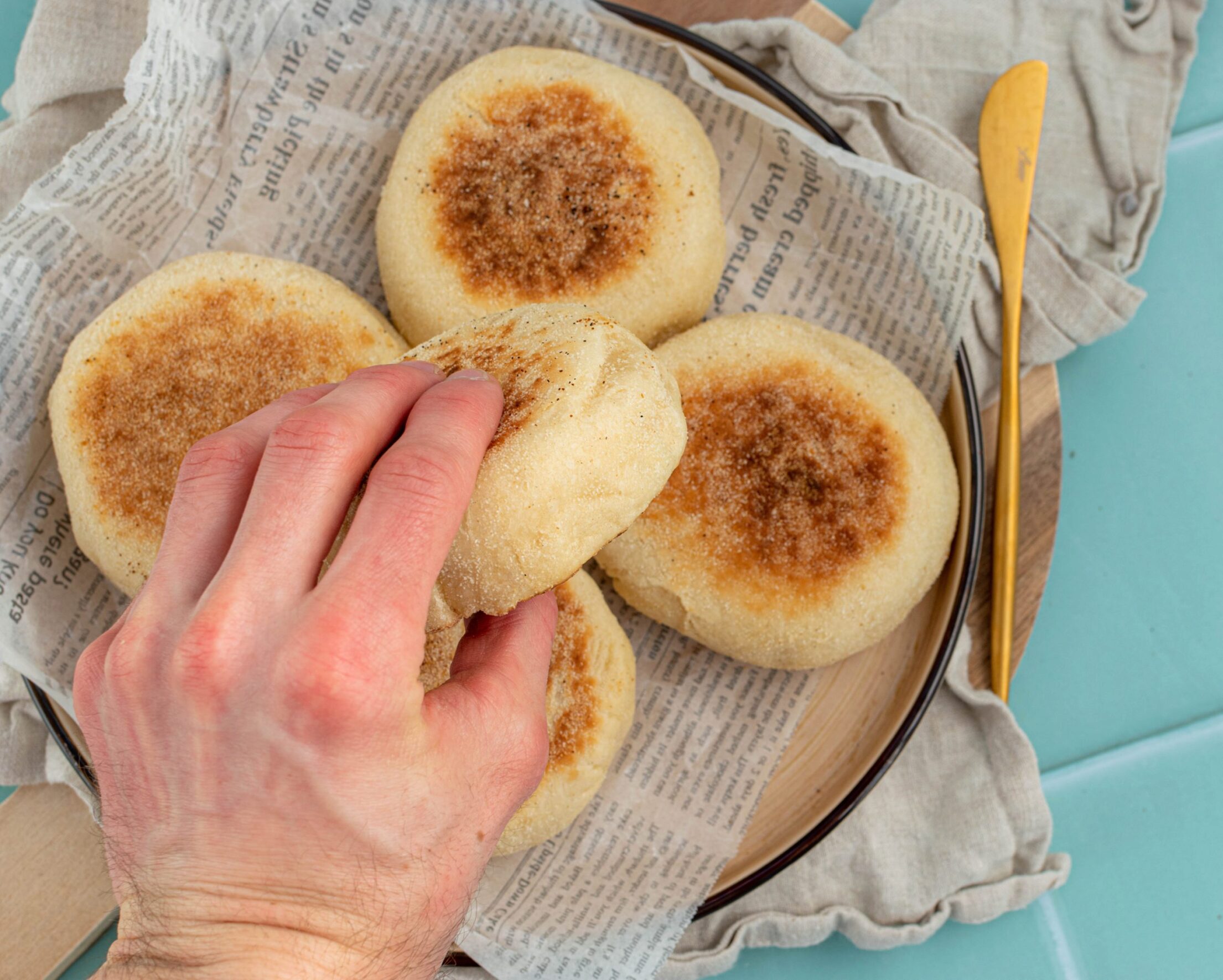 recept Engelse muffins zelf maken