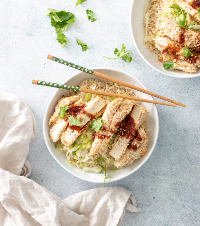 Tofu katsu (knapperige Japanse tofu) uit de oven My Food Blog