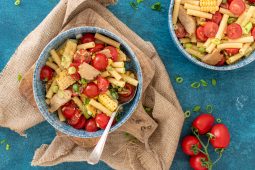 Pastasalade met een Mexicaanse twist