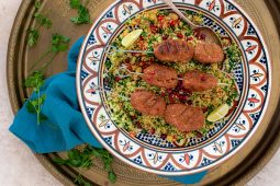 Taboule met vegetarische kofte