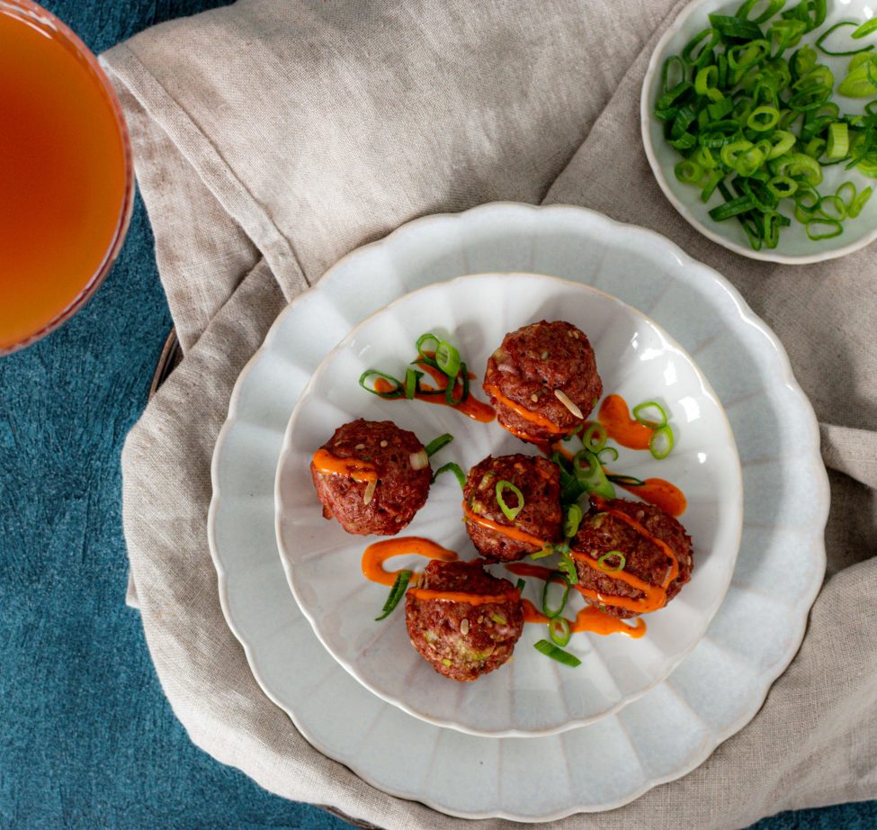 Vegetarische Aziatische gehaktballen