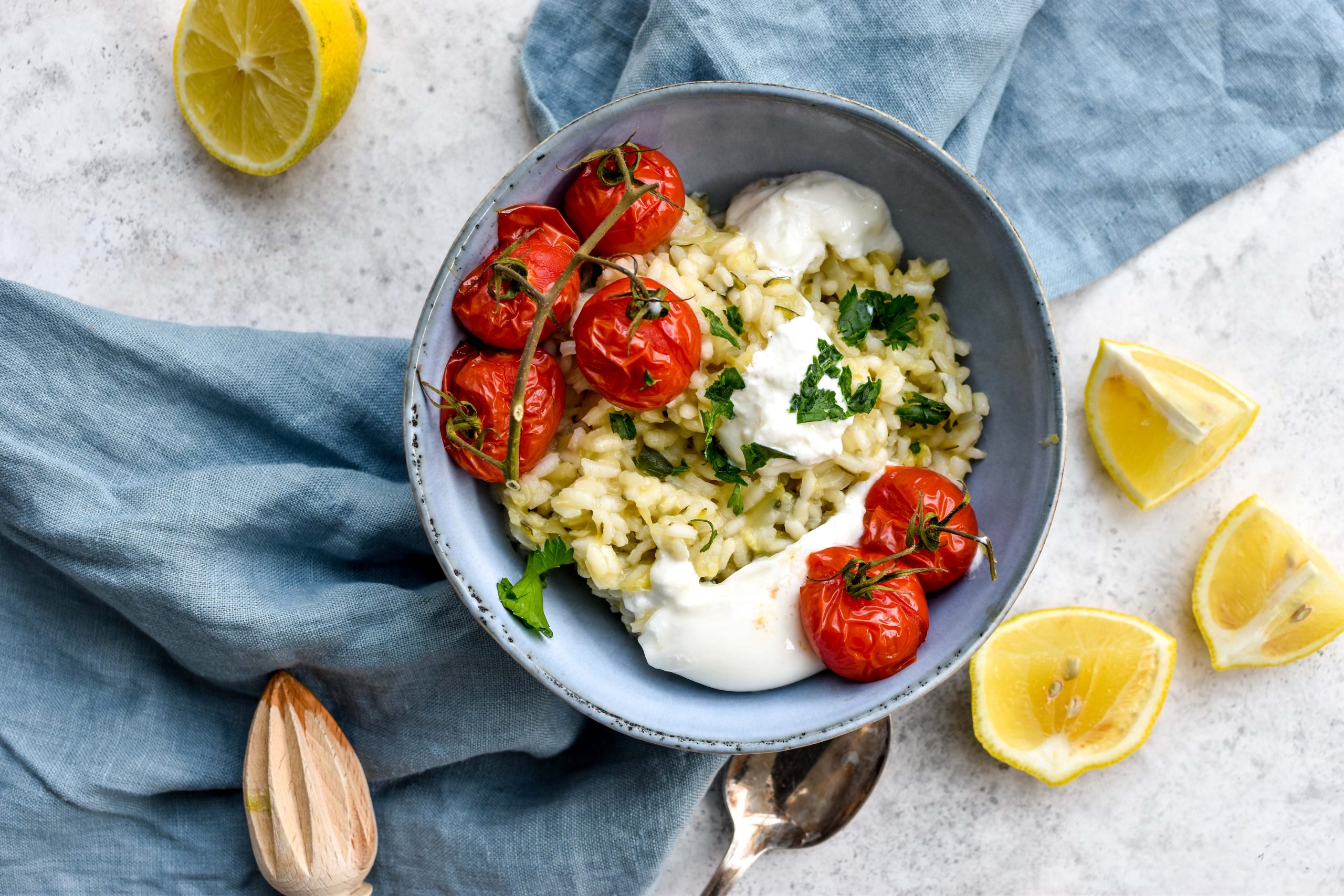 Risotto Met Courgette En Citroen My Food Blog