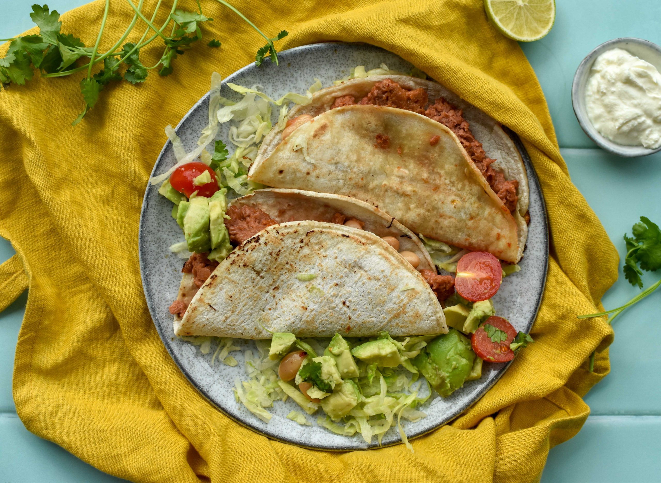 Snelle vegetarische soft shell taco&amp;#39;s - My Food Blog